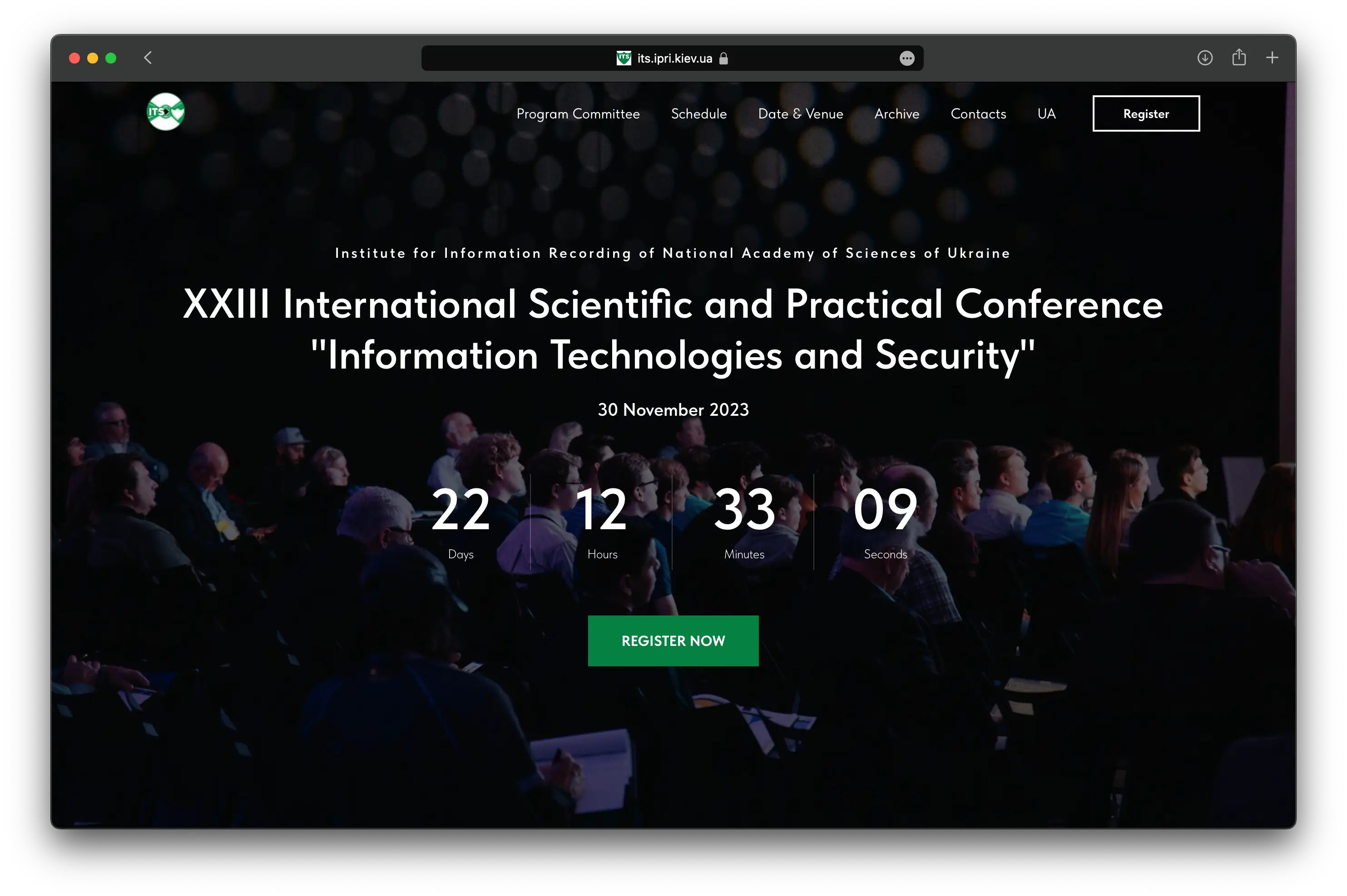 ITS conference website