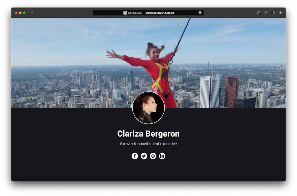Clariza Bergeron personal website