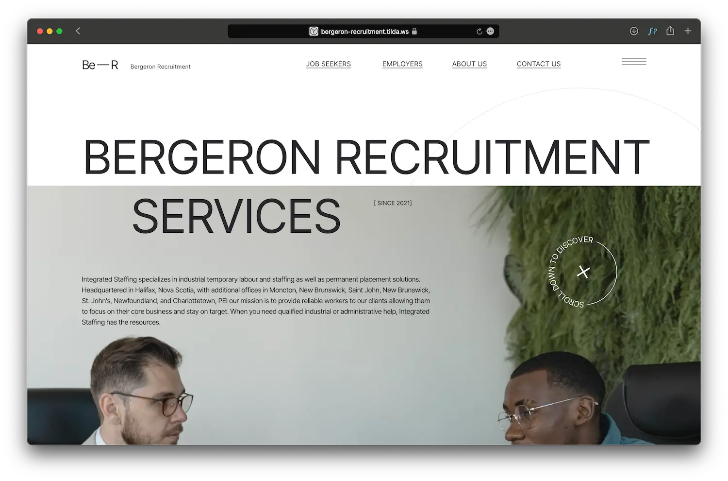 bergeron recruitment services site
